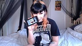 Big Tiddy Goth GF RATES MY COCK