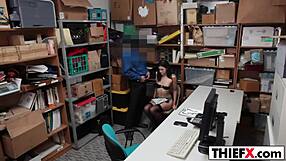 Fucking Hot Teen 18+ Burglar Punished In Garage Ass Hardcore.