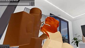 Robloxian Redhead Slutty Snowbunny Sucks Monster Black Cock Before Bent Over Doggystyle Fucking With Big Tits And Ass