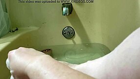 Erotic video with focus on female red toenails and nail care