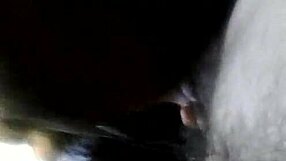 Live Ebony wife shows a hot oral sex and throat fucking
