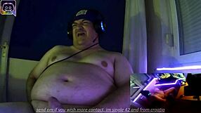 Mature cuckold feels deep jealousy during solo masturbation