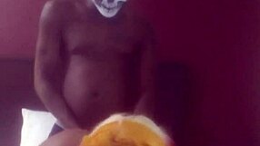 Is Pretty Freaky Brown Ready For That Monster Cock?