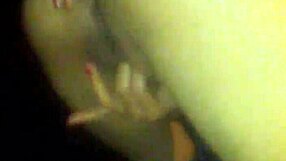 Finger blasting both holes in a casual setting