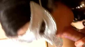 Masked Amateur Sucks Boobs And Gets Cumshot