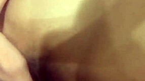 big purple dildo stretches tight wet pussy