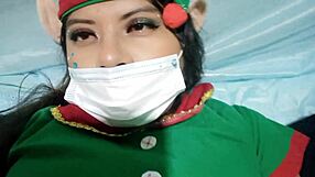 Horny Latina MILF Masturbates Big Ass Waiting For Intense Fucking!