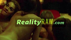 Hot Swinger Threesome with Two Blonde Babes in Luxury Suite