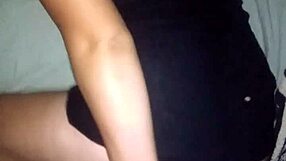 I fondle my girlfriend in her dress at night