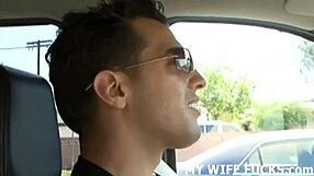 Wife Begs for Stranger's Bang While Husband Watches in Cuckold Fantasy