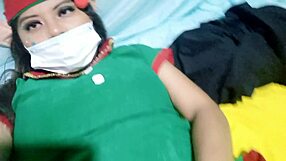 Horny Latina MILF Masturbates Big Ass Waiting For Intense Fucking!