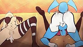 브릿과 티프랑 로봇 제니 후타나리 생활