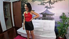 The bed is a favorite place for anal pleasure to Private Kel