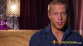 Swingers enjoy sensual intimate meeting