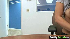 Riley Knight's emotional first facial experience