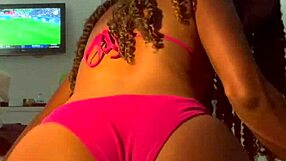 Ever seen such wild twerking in a sexy bathing suit like this?