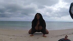 miss exquisite shares behind-the-scenes of her beach shoot with firehousexxx