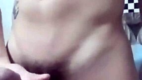 After the gym, he admires big tits and cocks in a gay encounter