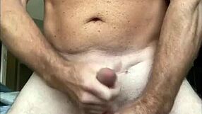 Dirty talking while jerking big cock at the window with teasing cumshot