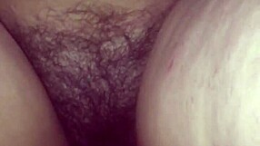 Sloppy Creampie Drips from Hairy Cunt