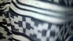 I fondle my girlfriend in her dress at night