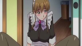 i watch the anime maid in her routine