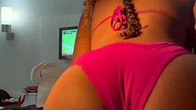 Ever seen such wild twerking in a sexy bathing suit like this?