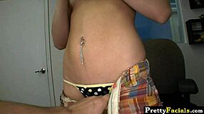 Madison Mason delivers amazing blowjob leading to emotional facial cumshot