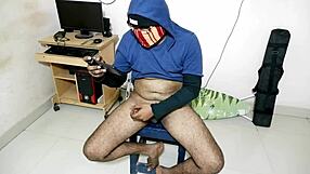 I'm alone watching porn, making cock hard