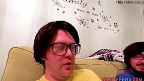 Watch this amateur brit suck cock for the first time, tricked into it