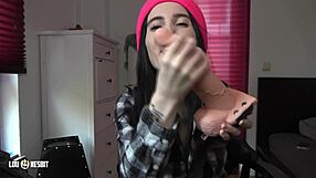 Can you swallow your own cum? German stars lou nesbit and lia louise show how.