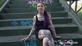 barbara morello has no limits her porn debut comes with a public blowjob