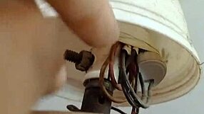 Indian Bhabhi Sucks And Fucks Electrician, Riding His Cock For Cumshot