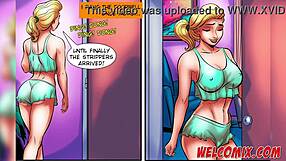 nerd boy fucks 4 hot chicks at lingerie party