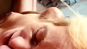 Blonde Babe Enjoys Blowjob And Dildo In Pussy