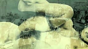 Dark vintage taboo scenes of British home life with hairy encounters