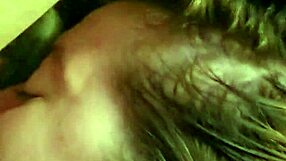 They see a chubby woman give oral sex and swallow sperm