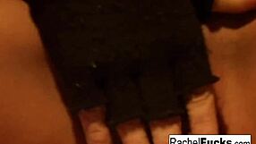 rachel and mark share a private moment