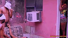 We enjoyed a threesome with ebony hotties in the hotel.