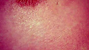 Amateur records herself with milk inside hot