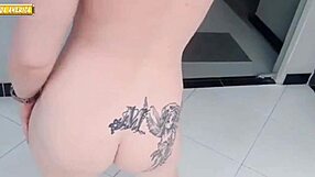 Albina and the curvy brunette twerking naked on the car? So hot!