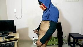 I'm alone watching porn, making cock hard