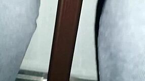 Yoga spandex masturbation