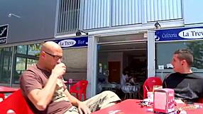 that day the sexy brunette in heels agreed to outdoor blowjob and doggystyle