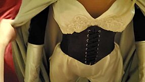 Elf costume sex with ripped clothes