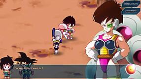 Wow! Big Busty Saiyan Kefla In Kame Paradise Creampie