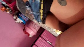 listen as my stepsister invites me to play when she enters my room they leave us alone real