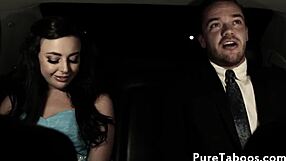 Smalltits Teen 18+ Gets Facialized In Group Fantasy On Prom Night