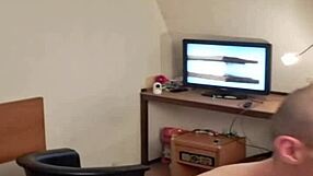 Bisek in Gay Masturbation Video