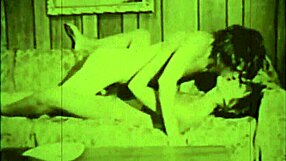 Dark vintage taboo scenes of British home life with hairy encounters